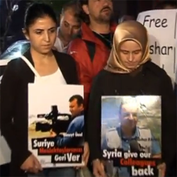 New Demonstrations Seek the Release of Alhurra Journalists Missing in Syria (Video)