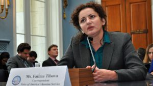 VOA Russian Service reporter Fatima Tlisova