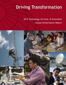 Cover of the Technology, Services & Innovation Annual Performance Report, 2012