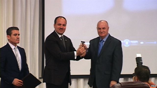 VOA’s Ilir Ikonomi Honored by the Union of Albanian Journalists