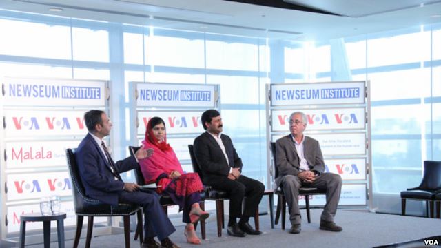 VOA hosts Malala at the Newseum