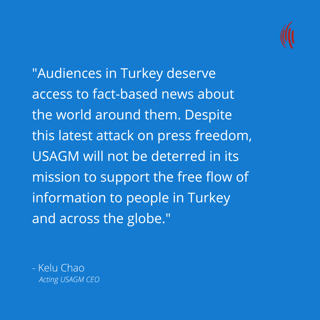 USAGM condemns censorship by Turkish broadcasting authority