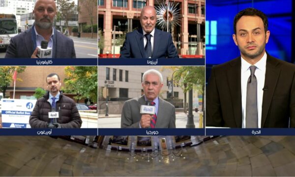 screen shots with different men holding a mic in different locations